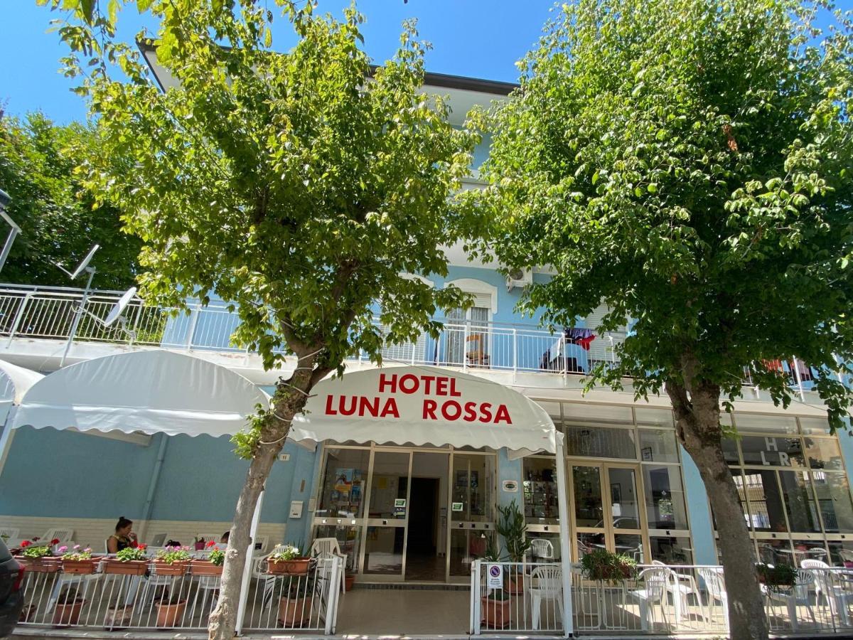 Hotel Luna Rossa Rimini Eksteriør bilde