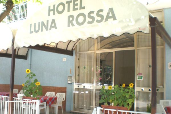 Hotel Luna Rossa Rimini Eksteriør bilde